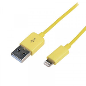 cable lightning jaune