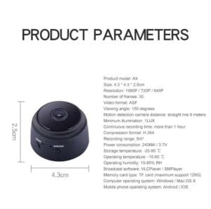 Mini caméra espion-achat