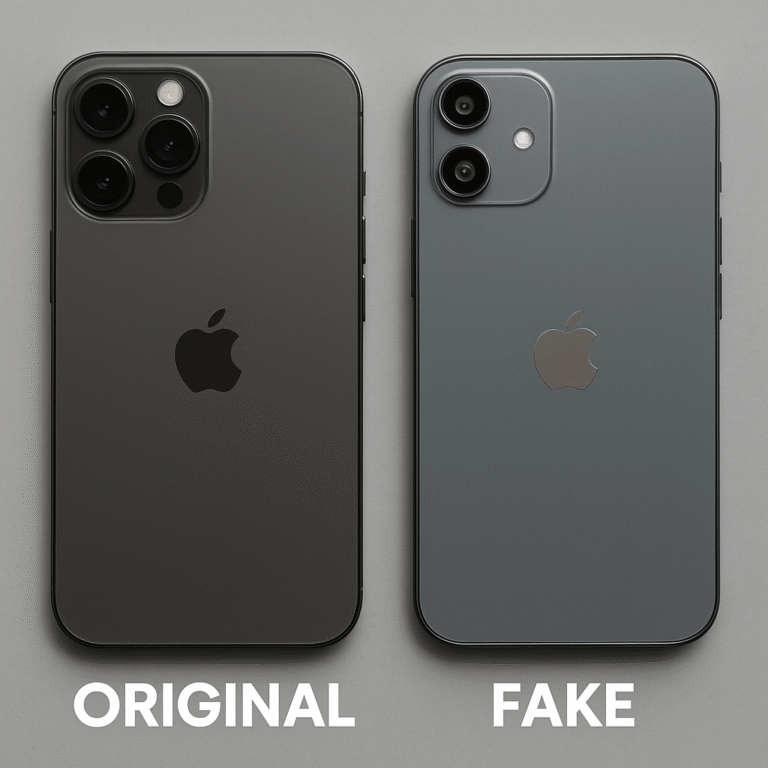 Fake iPhone vs original